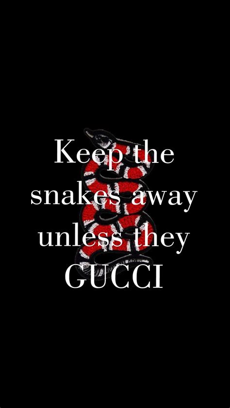 keep the snakes away unless they gucci buy|Keeping the Snakes Away, Unless They’re Gucci .